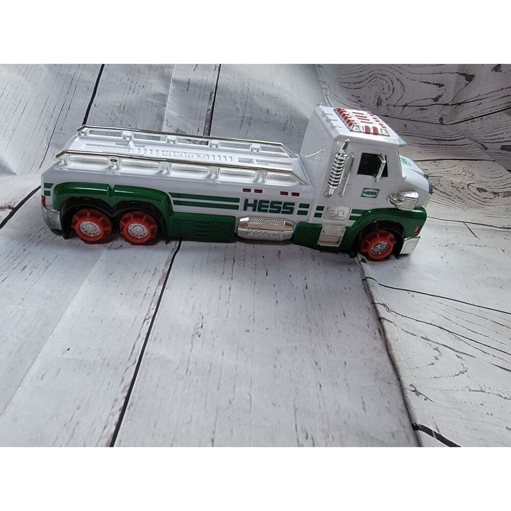 2014 Hess Large Flatbed Truck Gasoline Collectible 13" Vehicle Toy READ